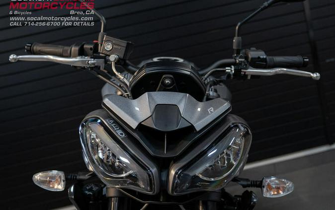 2024 Triumph Street Triple 765 R Silver Ice