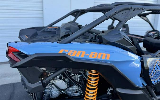 2026 Can-Am® Maverick X3 Max RS Turbo RR Scandi Blue & Orange Crush