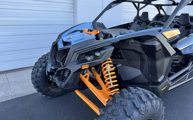 2026 Can-Am® Maverick X3 Max RS Turbo RR Scandi Blue & Orange Crush