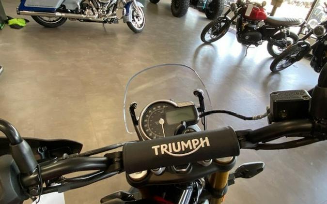 2025 Triumph Scrambler 400 X Carnival Red / Phantom Black
