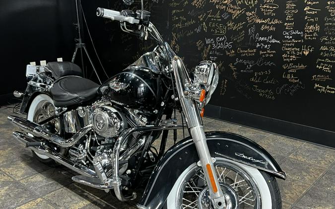 2011 Harley-Davidson® Softail® Deluxe BLACK W/PINSTRIPE