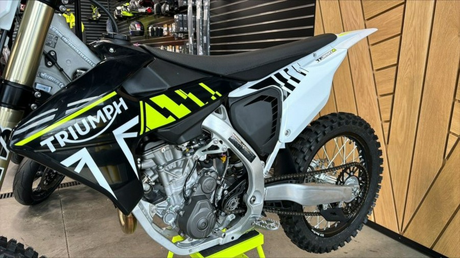 2024 Triumph TF 250-X Racing/Yellow/Black/White