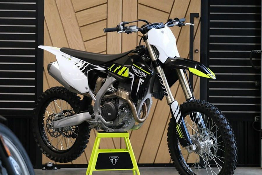 2024 Triumph TF 250-X Racing/Yellow/Black/White