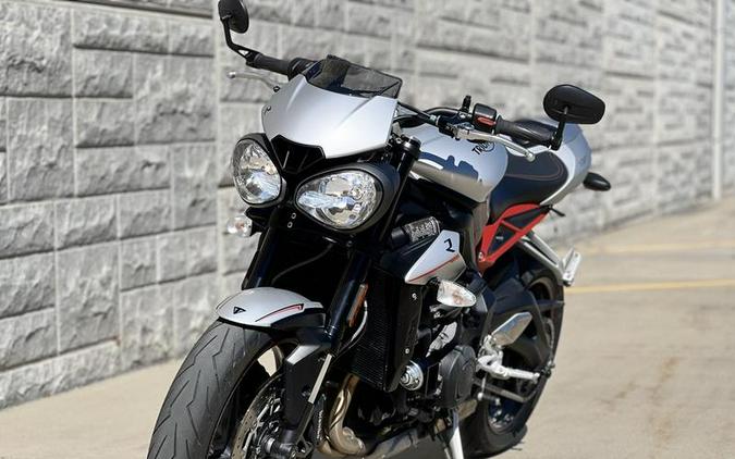 2018 Triumph Street Triple R Matte Aluminium Silver