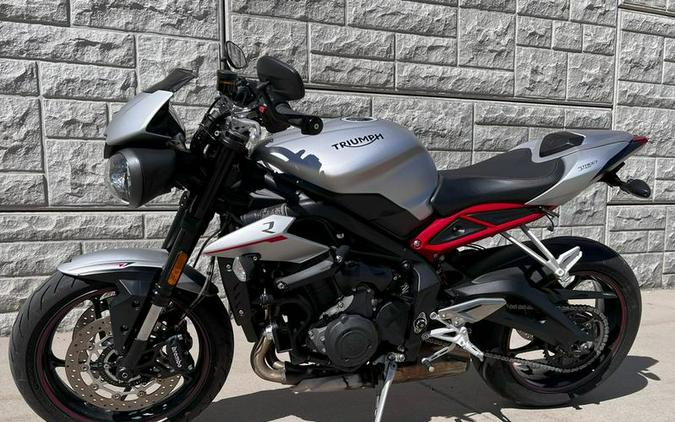 2018 Triumph Street Triple R Matte Aluminium Silver