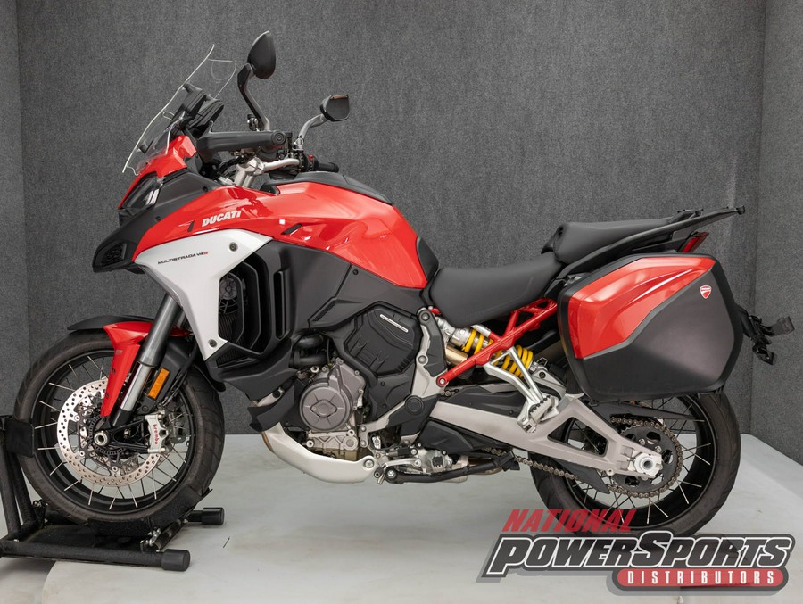 2022 DUCATI MULTISTRADA V4 S SPOKED WHEELS W/TRAVEL & RADAR