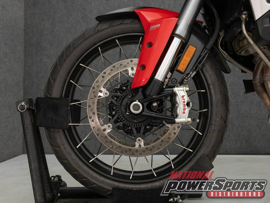 2022 DUCATI MULTISTRADA V4 S SPOKED WHEELS W/TRAVEL & RADAR