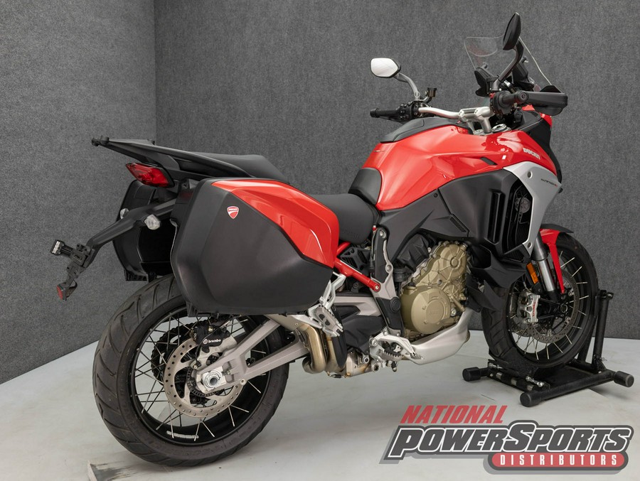 2022 DUCATI MULTISTRADA V4 S SPOKED WHEELS W/TRAVEL & RADAR