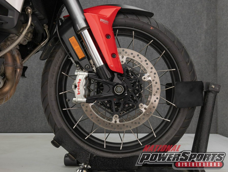 2022 DUCATI MULTISTRADA V4 S SPOKED WHEELS W/TRAVEL & RADAR