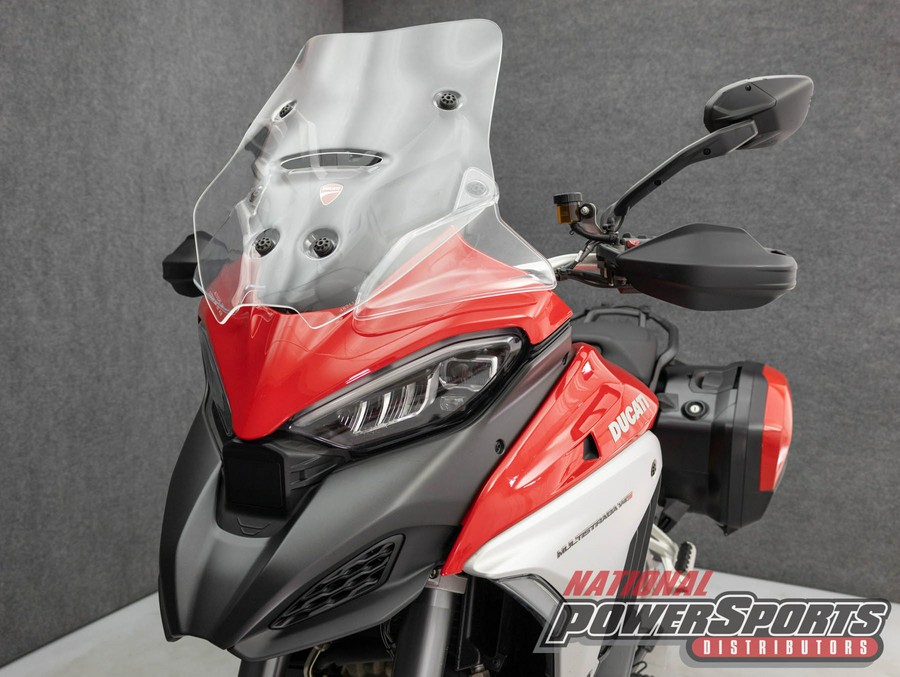 2022 DUCATI MULTISTRADA V4 S SPOKED WHEELS W/TRAVEL & RADAR