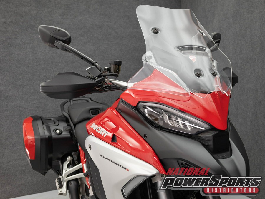 2022 DUCATI MULTISTRADA V4 S SPOKED WHEELS W/TRAVEL & RADAR