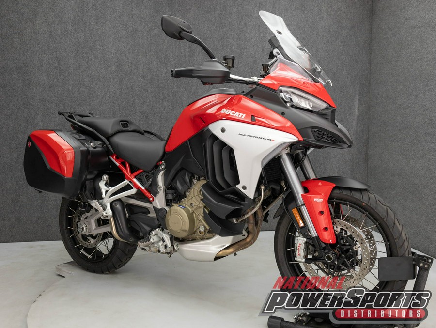 2022 DUCATI MULTISTRADA V4 S SPOKED WHEELS W/TRAVEL & RADAR