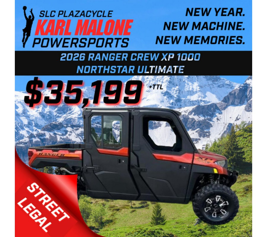 2026 Polaris® Ranger Crew XP 1000 NorthStar Edition Ultimate Orange Rust