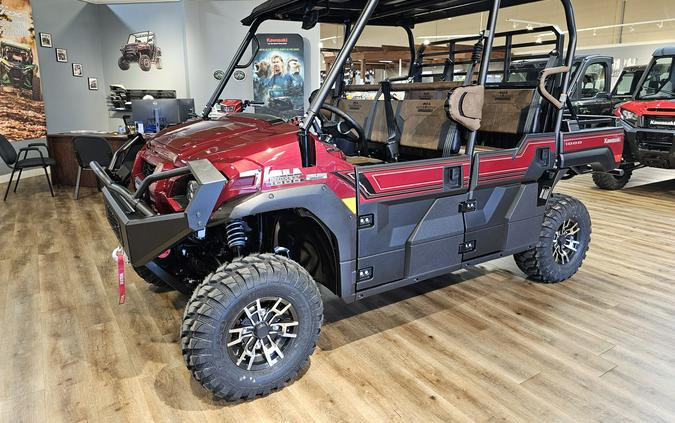 2026 Kawasaki Mule Pro-FXT 1000 Platinum Ranch Edition Metallic Deep Red - 110903