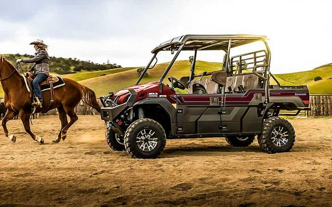 2026 Kawasaki Mule Pro-FXT 1000 Platinum Ranch Edition Metallic Deep Red - 110903