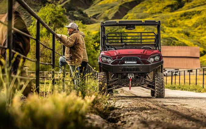 2026 Kawasaki Mule Pro-FXT 1000 Platinum Ranch Edition Metallic Deep Red - 110903