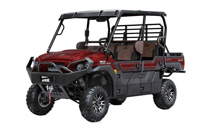 2026 Kawasaki Mule Pro-FXT 1000 Platinum Ranch Edition Metallic Deep Red - 110903