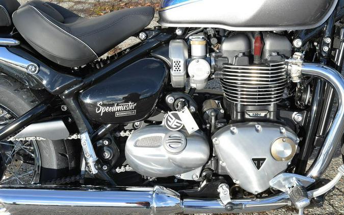 2024 Triumph Bonneville Speedmaster Pacific Blue/Silver Ice