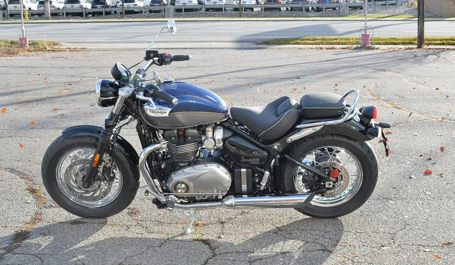 2024 Triumph Bonneville Speedmaster Pacific Blue/Silver Ice