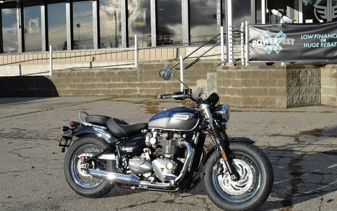 2024 Triumph Bonneville Speedmaster Pacific Blue/Silver Ice