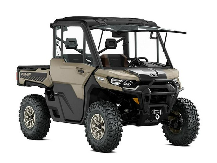 2023 Can-Am® Defender Limited HD10 Desert Tan & Timeless Black