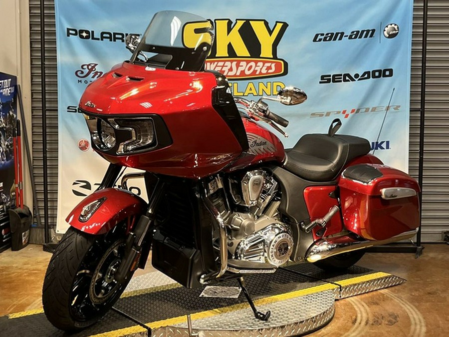 2025 Indian Challenger Limited W/Powerband Audio Sunset Red M