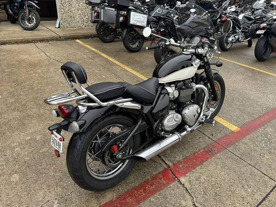 2023 Triumph Bonneville Speedmaster Sapphire Black/Fusion White Jet Black
