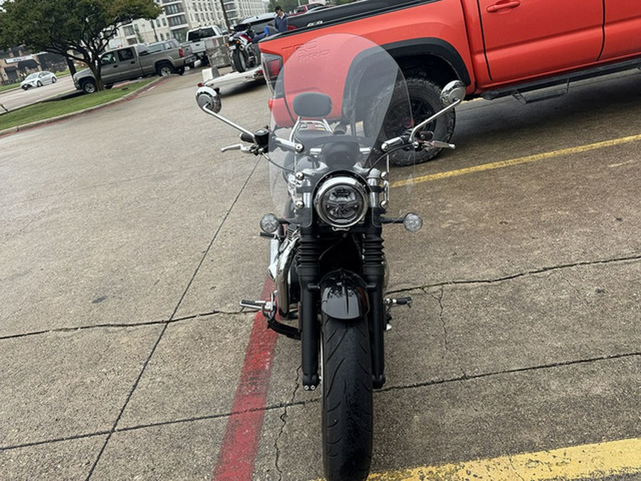 2023 Triumph Bonneville Speedmaster Sapphire Black/Fusion White Jet Black