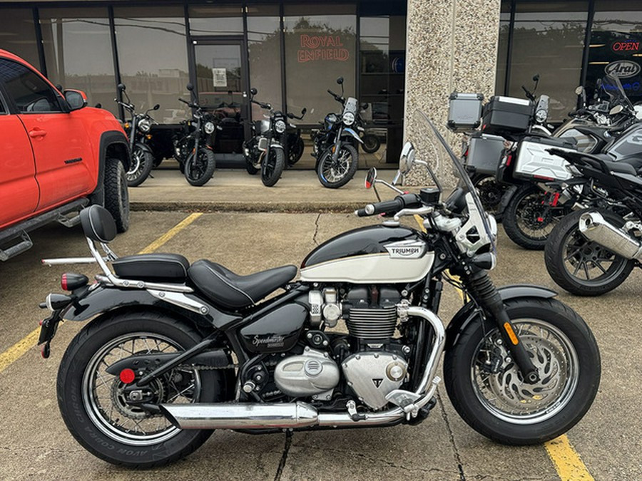 2023 Triumph Bonneville Speedmaster Sapphire Black/Fusion White Jet Black