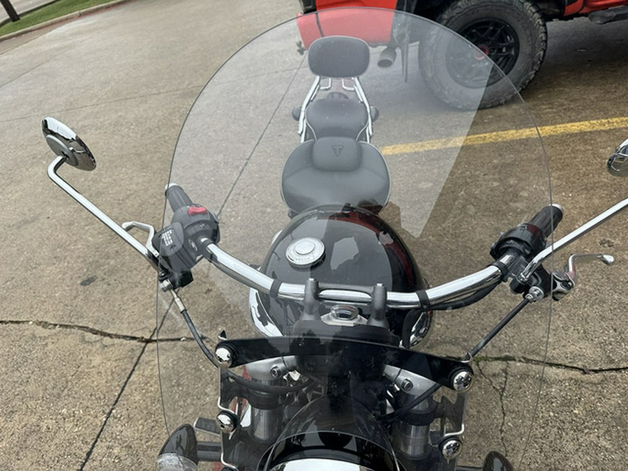 2023 Triumph Bonneville Speedmaster Sapphire Black/Fusion White Jet Black