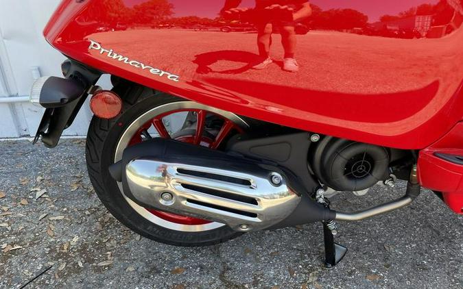 2022 Vespa Primavera 50 Red