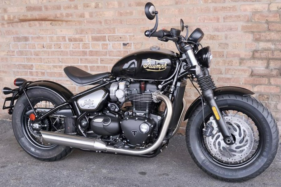 New 2025 Triumph Bonneville Bobber Icon Edition
