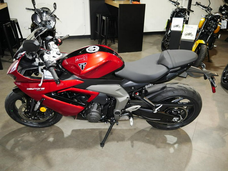 2025 Triumph Daytona 660 Carnival Red/Sapphire Black