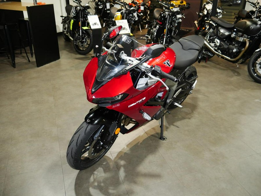2025 Triumph Daytona 660 Carnival Red/Sapphire Black