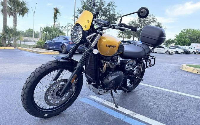 2024 Triumph Scrambler 900 Cosmic YellowGraphite