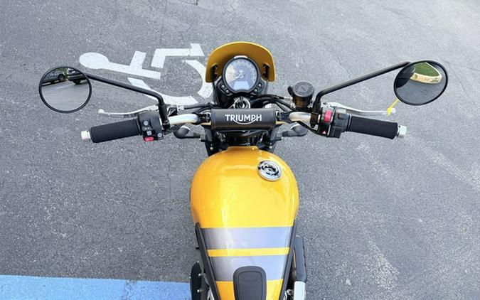 2024 Triumph Scrambler 900 Cosmic YellowGraphite