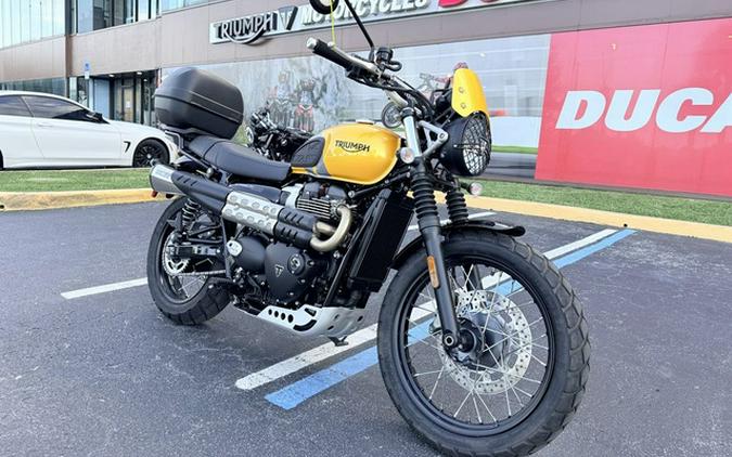 2024 Triumph Scrambler 900 Cosmic YellowGraphite