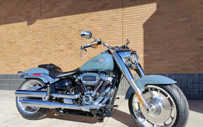 2024 Harley-Davidson Fat Boy 114 Sharkskin Blue