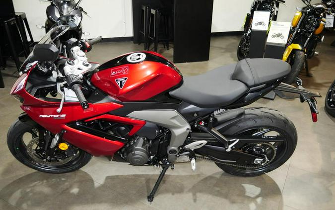 2025 Triumph Daytona 660 Carnival Red/Sapphire Black