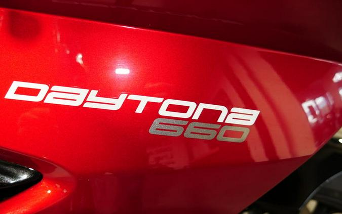 2025 Triumph Daytona 660 Carnival Red/Sapphire Black