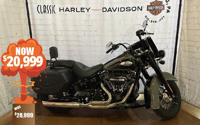 2021 Harley-Davidson Heritage Classic 114 FLHCS Deadwood Green/Vivid Black