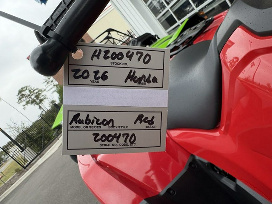 2026 Honda FOREMAN RUBICON 4X4 EP 4X4 EPS