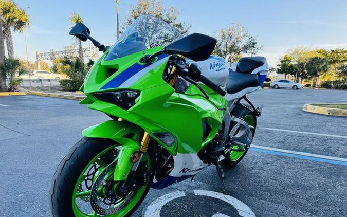 2024 Kawasaki Ninja ZX-6R 40th Anniversary Edition ABS