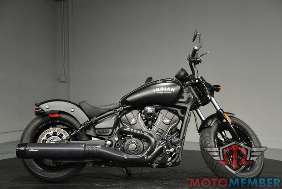 2025 Indian Scout Bobber Limited +Tech Black Smoke
