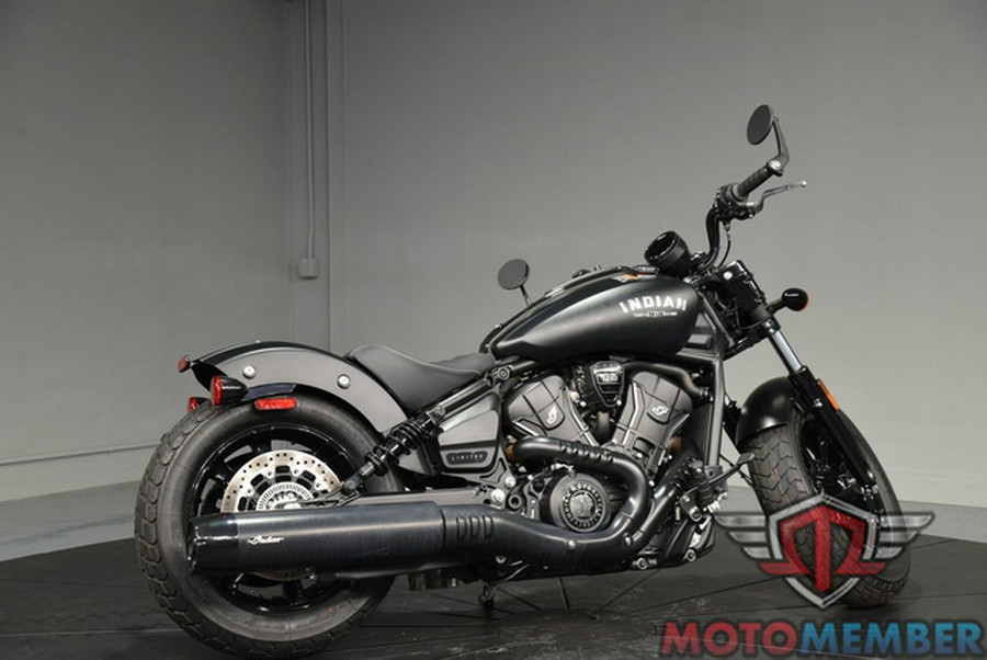 2025 Indian Scout Bobber Limited +Tech Black Smoke