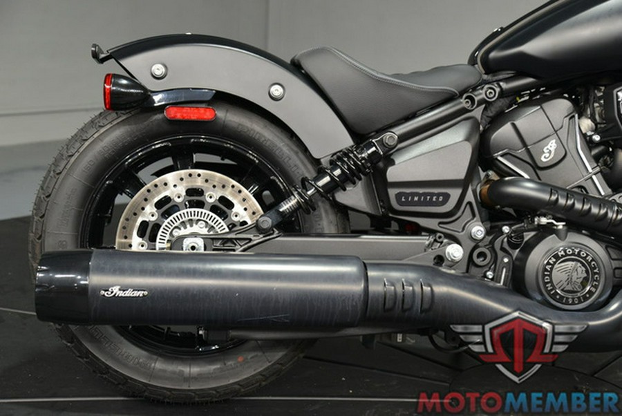 2025 Indian Scout Bobber Limited +Tech Black Smoke
