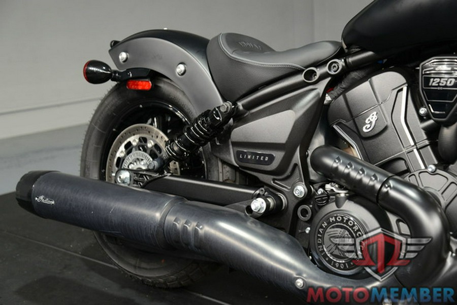 2025 Indian Scout Bobber Limited +Tech Black Smoke