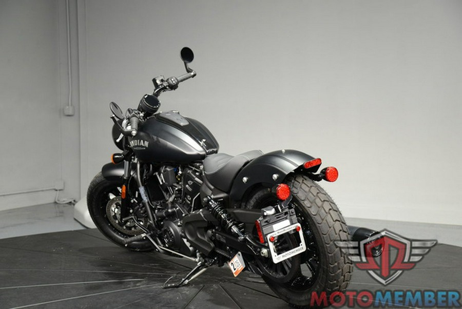 2025 Indian Scout Bobber Limited +Tech Black Smoke
