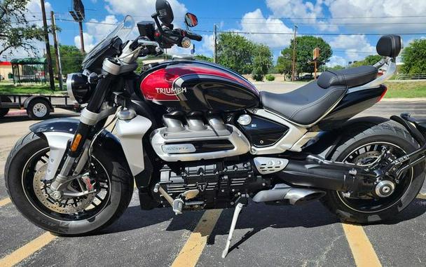 2024 Triumph Rocket 3 GT Sapphire Black/Carnival Red/Silver Ice