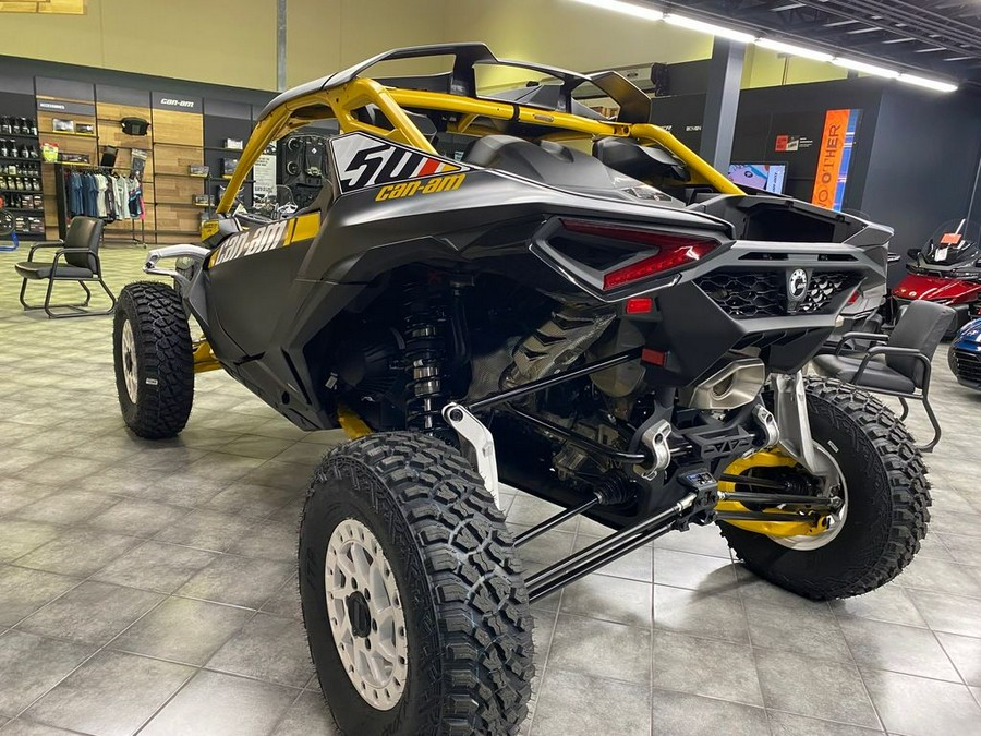 2024 Can-Am® Maverick R X RS with Smart-Shox Carbon Black & Neo Yellow